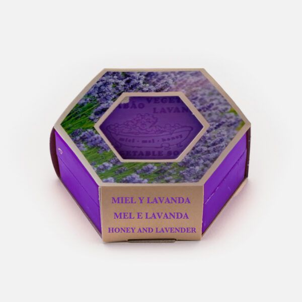 Jabón de miel y lavanda